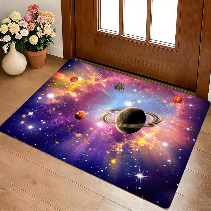 Space Planets Living Room Nonslip Area Rug Soft Carpet For Bedroom Game Playroom Sofa Office Home Decor Doormat Christmas Gift C9302233