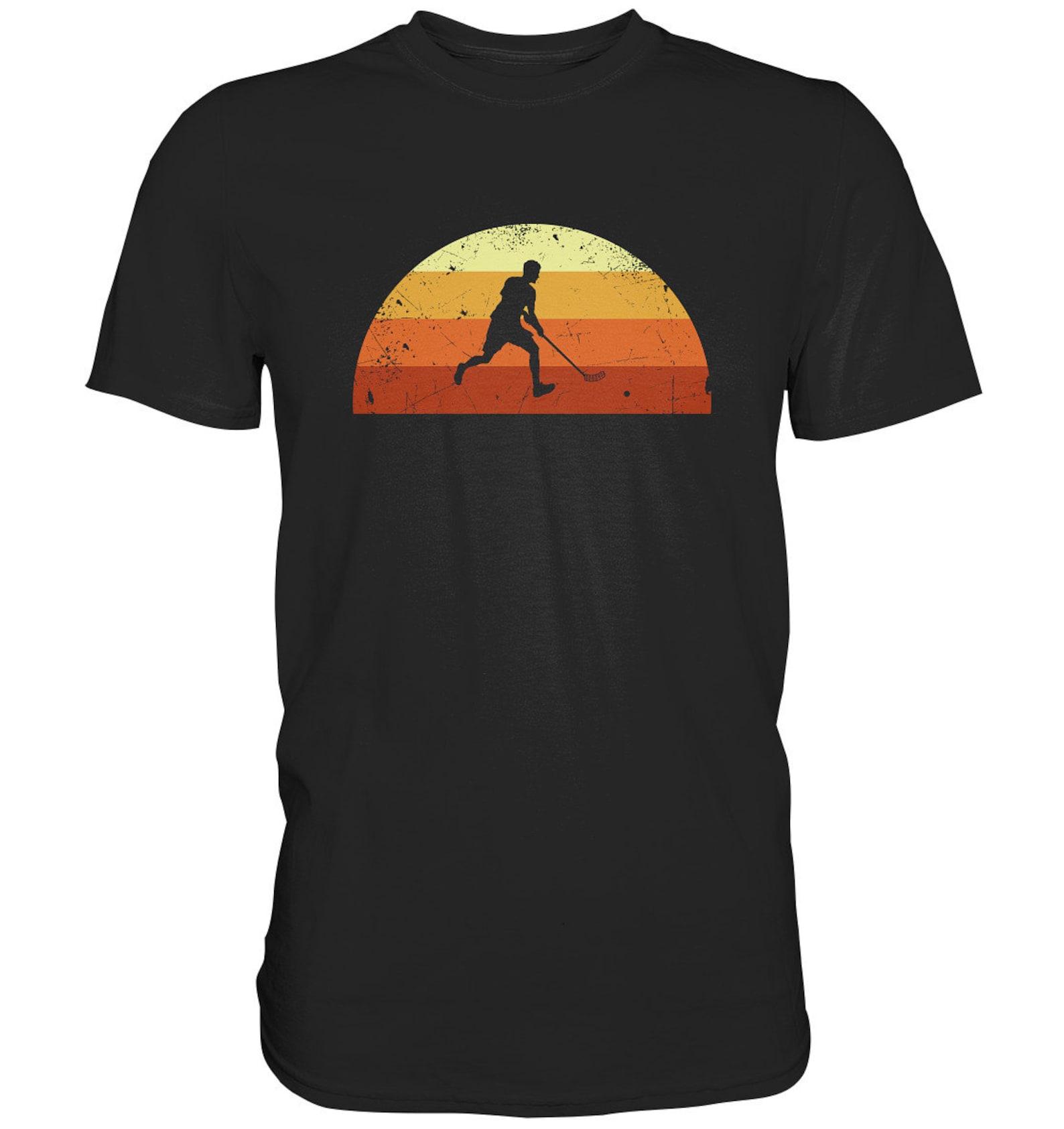 Field Hockey Retro Indoor Hockey T-Shirt Floorball Gifts - Premium Shirt 4XL