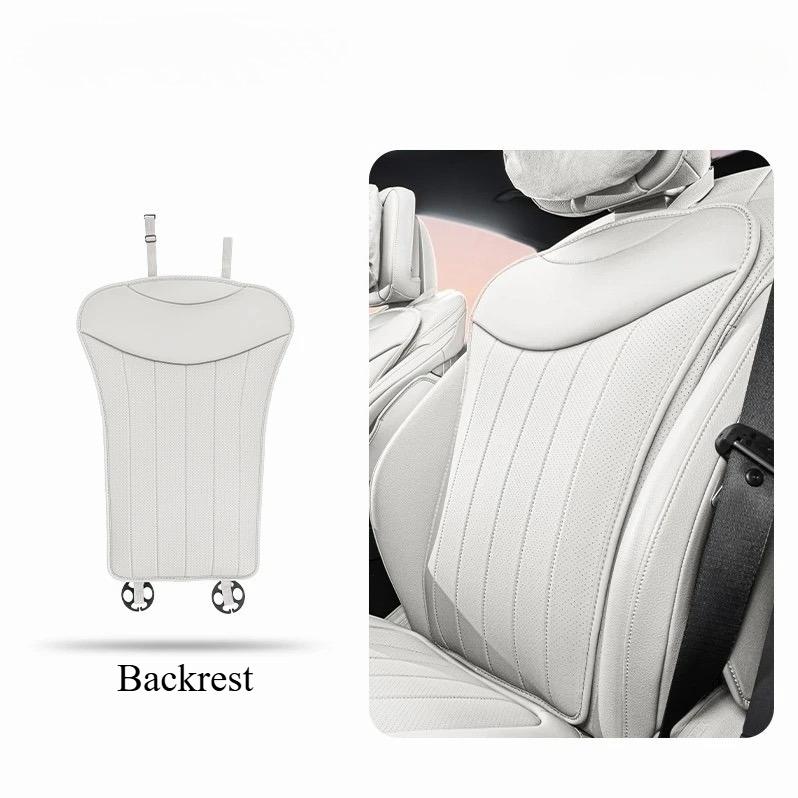 2025 Universal Car Seat Cushion Premium Breathable Perforated Design Four Seasons Cool Comfortable Chair Cover for Car Seats