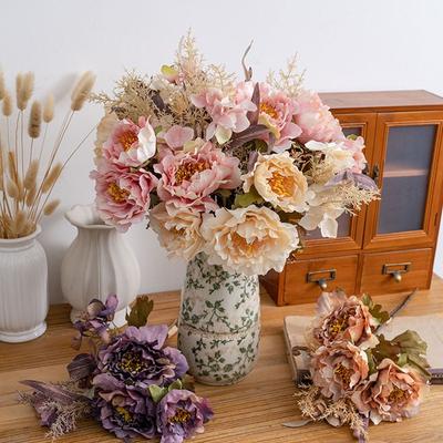 Décoration de la maison – Fleurs et couronnes décoratives