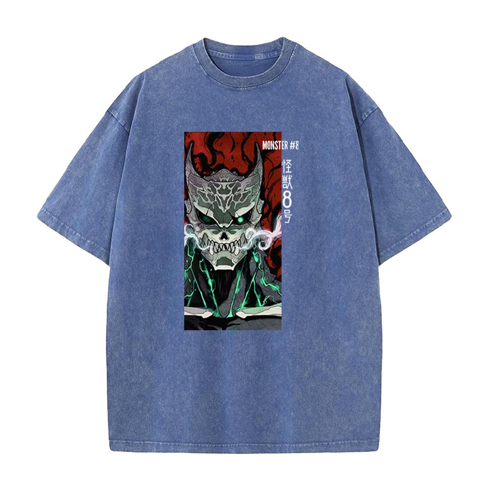 Kaiju No. 8 Anime Clothes Men Women Short Sleeve Crewneck T-shirts High Quality Cotton Tshirt Harajuku Unisex Manga T Shirt
