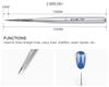 kads 15Pcs Nail Art Liner Brush Set French Lines Stripe Flower Painting Pen Drawing Brush Manicure Tools Silver Color Handle