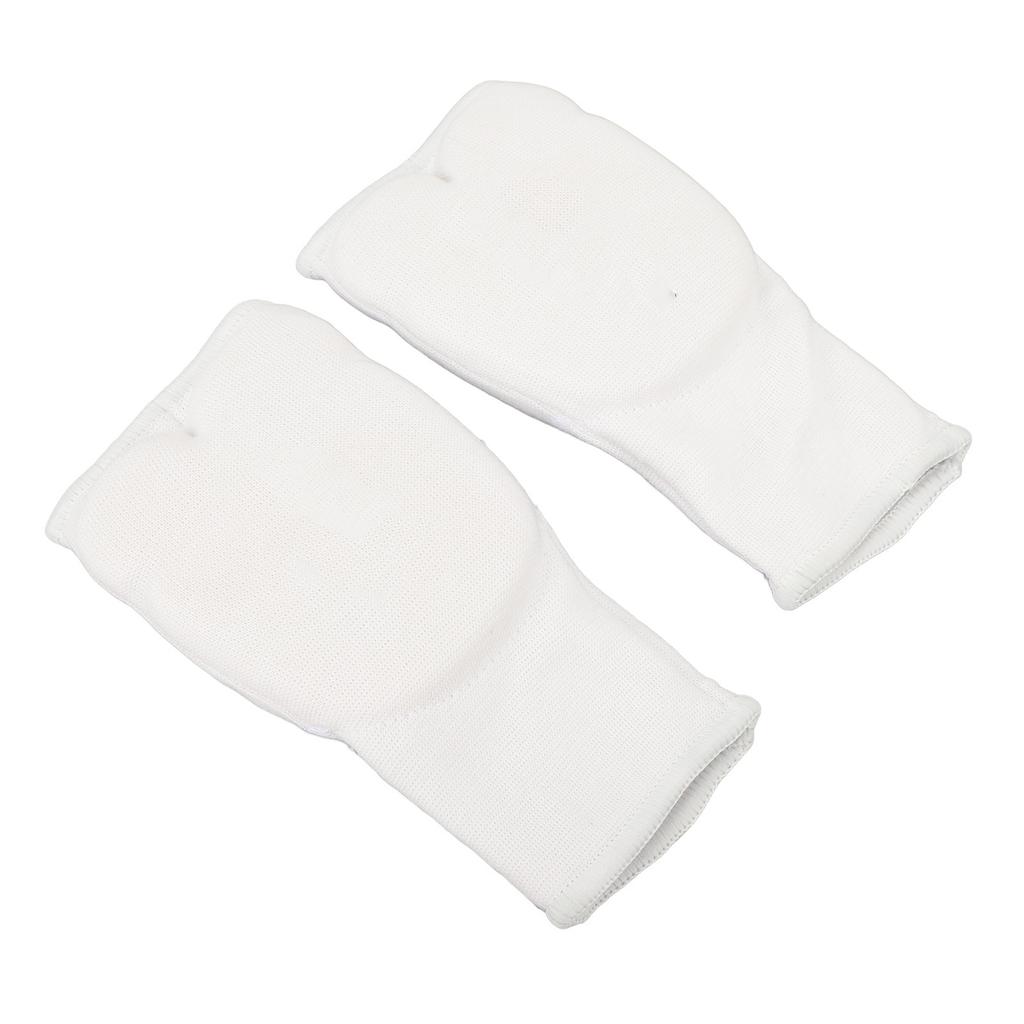 Boxing Hand Wraps Breathable Elastic Wearable Padded Kickboxing Inner Gloves for Karate Martial Arts White