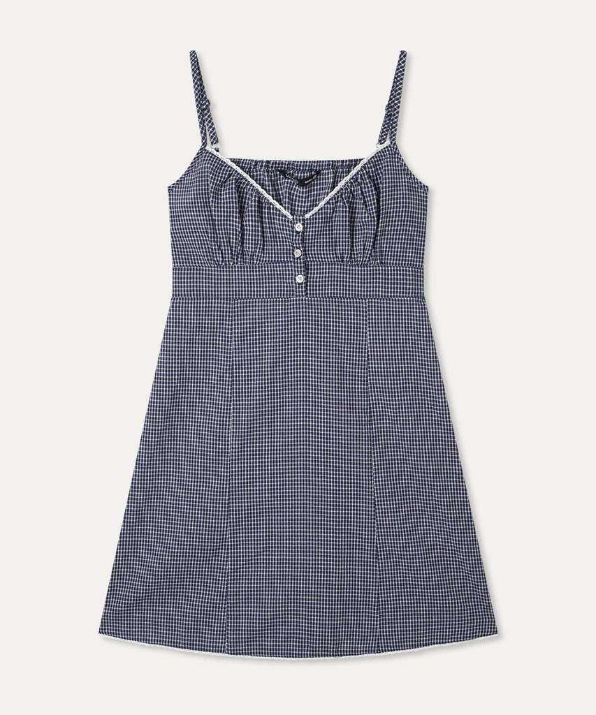 MIXXO Shirred Pattern Dress_Miwowg707G