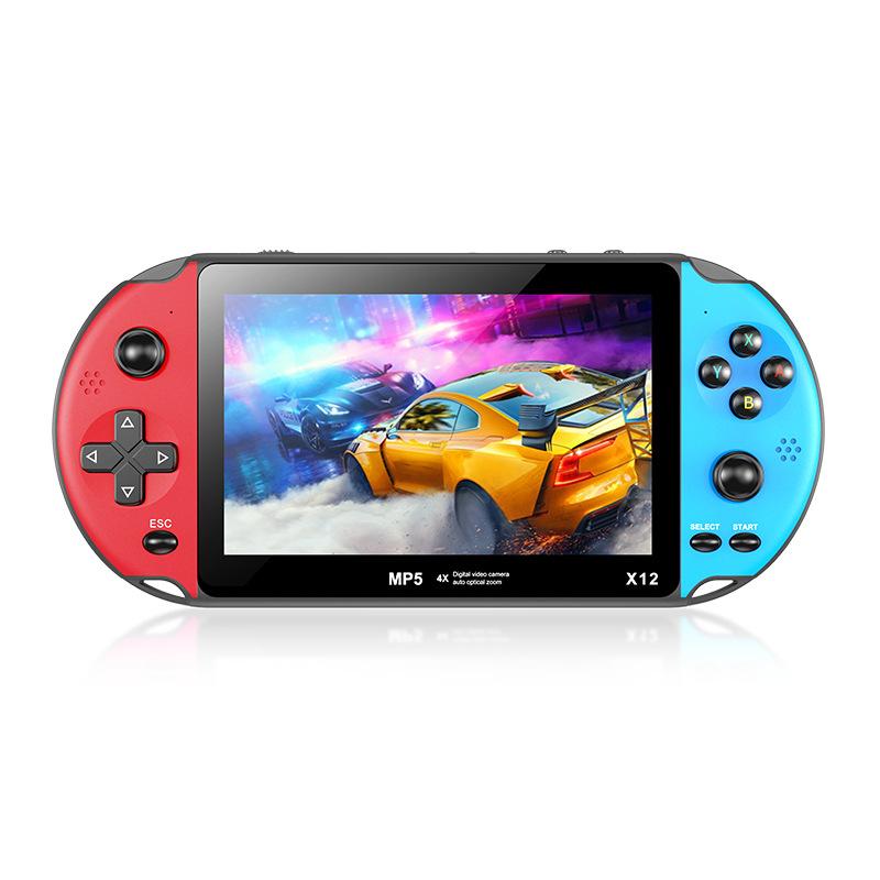 Retro X7 Handheld Game 4.3 Inch HD Large 8G Screen Classic Game Console Built-in 10000 Games Mini Handheld MP5 Video Game