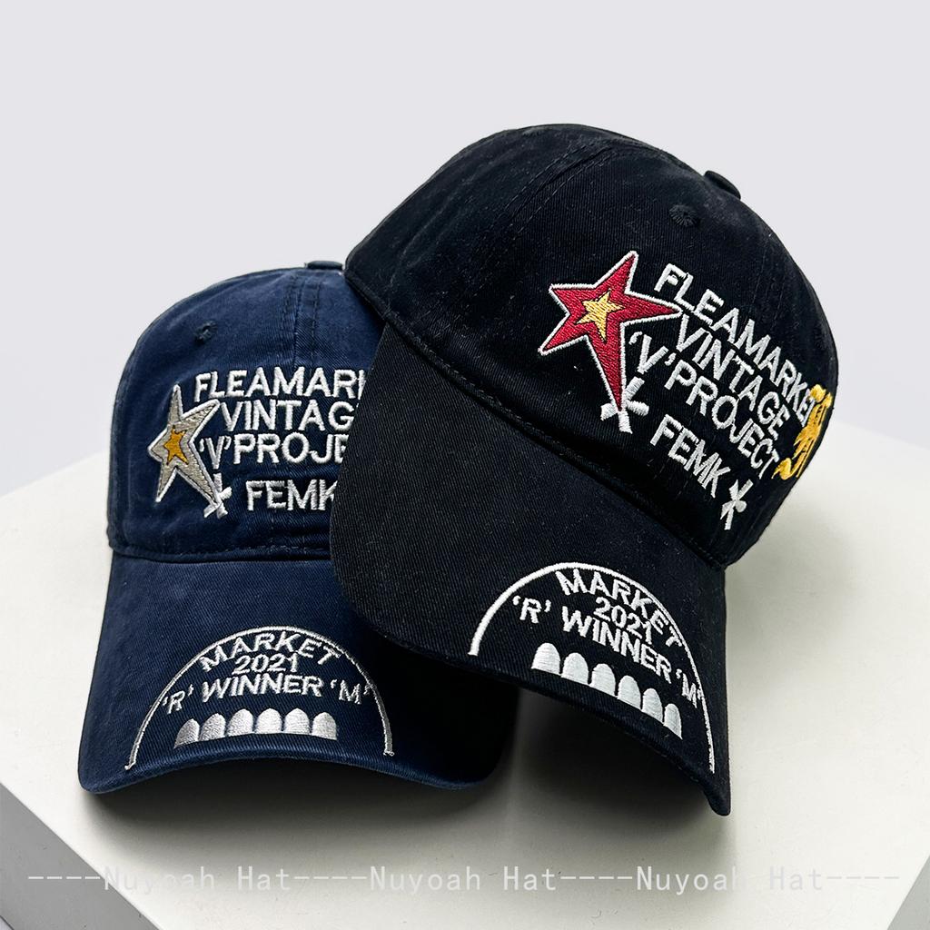 Baseball Simple Stitching Embroidered Star Lettering Alphabet Hip-Hop Women Men Her Him For Fresh Caps Peaked Hats Sunshade Personal Versatile