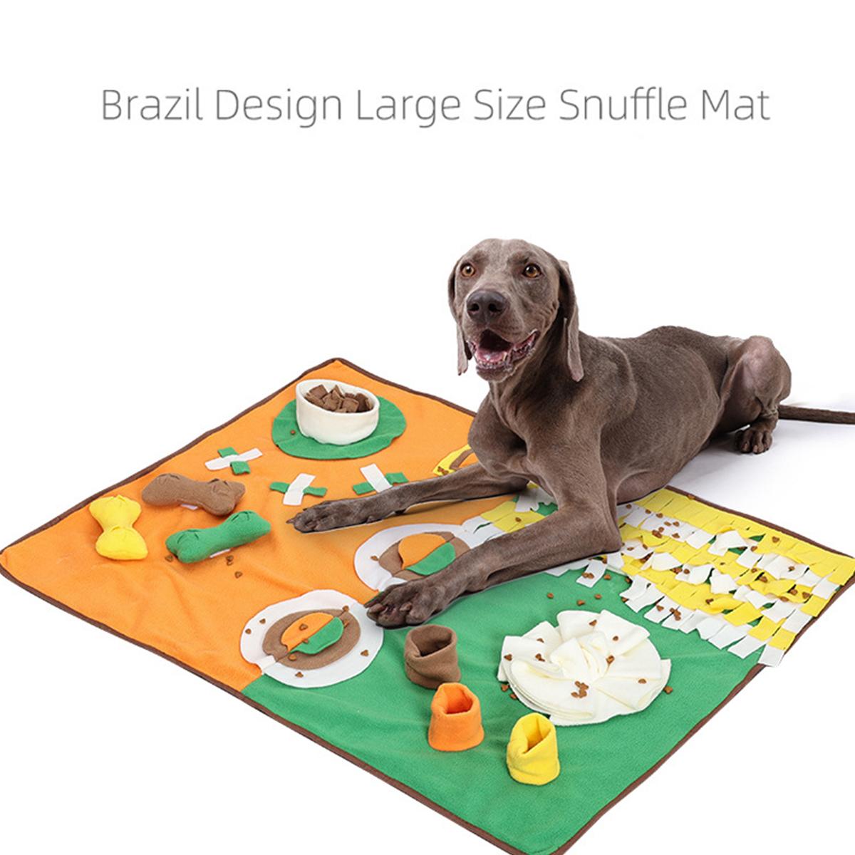 

Нюхательный коврик для собак, Интерактивный нюхательный коврик для маленьких и средних собак, Коврик для корма для щенков для тренировки нюха