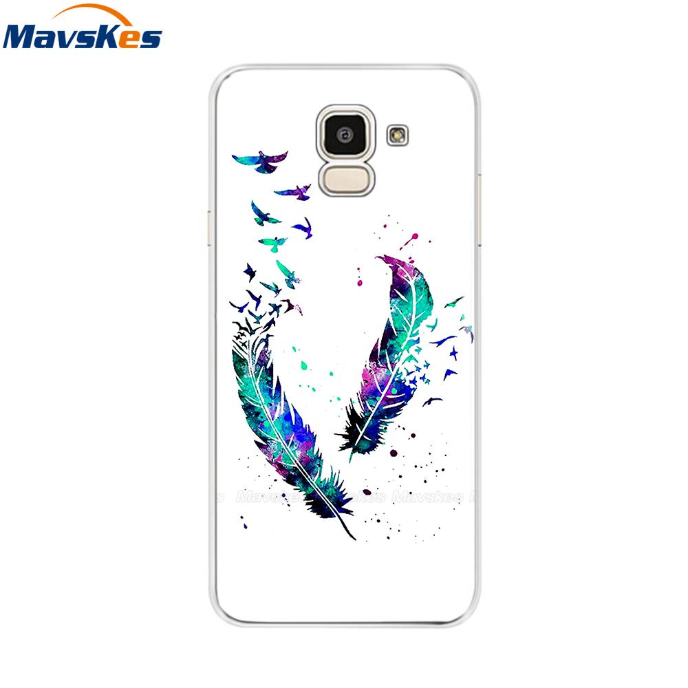 For Samsung Galaxy J6 2018 Case Soft TPU Silicone Back Cover sFor Coque Fundas Samsung J6 2018 J6 Plus 2018 Soft Phone Cases