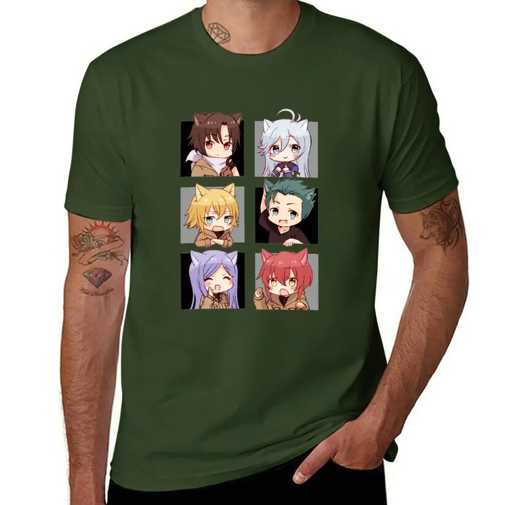 86 Eighty-Six CHARACTERS T-Shirt Graphics Aesthetic Clothes Quick Drying Heavyweight T Shirts for Men