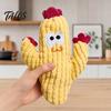 Talos Plush Cactus Cat Toy, Catnip Filled Chew Cute Stuffed Kitten Teething Toy for Indoor Cats Entertainment