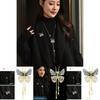 Elegant Colorful Butterfly Long Sweater Necklace For Women Perfect For Fall And Winter Fashion Trends