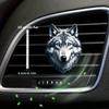 2D Flat Wolf Car Vent Clip Decorative Diffuser (fragrance Not Included), Car Interior Decoration, Aromatherapy Clip, Ideal for Holiday Gifts