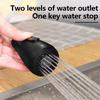 360° Stainless Steel Kitchen Faucet Single Hole Pull-out Spout Kitchen Sink Mixer Faucet Flow Spray Head Rotate Cleaning Faucet