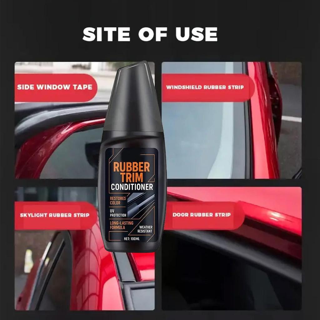 100ml Rubber Protectant Softens Prevents Cracking UV Protection Detailing Car Door Rubber Trim Restorer For Window Door