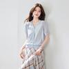 Srcr French Style Silk Blend Short Sleeve Cardigan