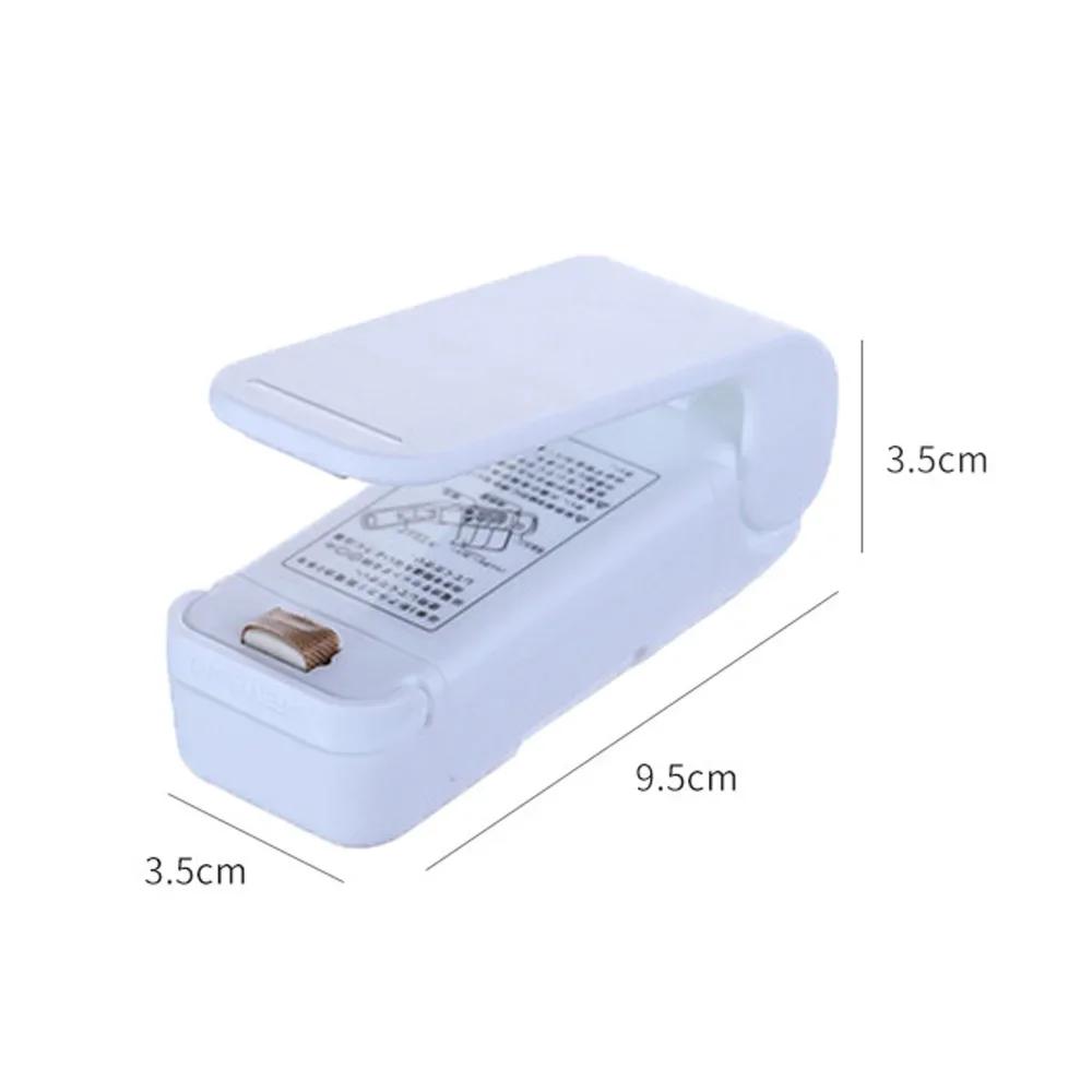 

1 шт. Мини-машина для запечатывания термопакетов, упаковочные пакеты, термопластиковые пищевые пакеты, портативный запайщик, кухонные принадлежности
