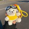 Ins Internet Celebrity Pilot Teddybär Plüsch Anhänger Kreative Puppe Niedliche Bär Puppe Schlüsselbund Tasche Hängendes Geschenk