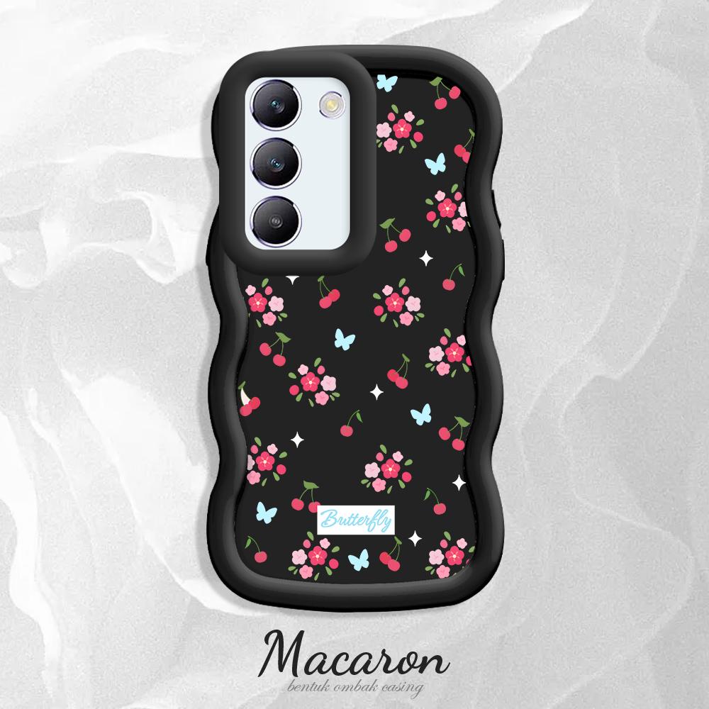 

Окрашенный узор Big Wave Edge Мягкий силиконовый материал Macaron чехол для телефона противоударный защитный резиновый чехол для OnePlus Vivo Motorola Moto Motorola Moto G05 чёрный