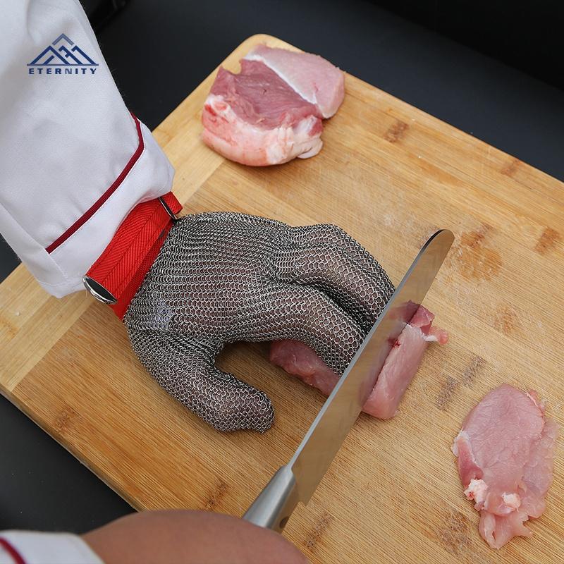Safety Cut Knife  Proof Stab Resistant Stainless Steel Wire Metal Mesh Glove for Germany Butchers Xs