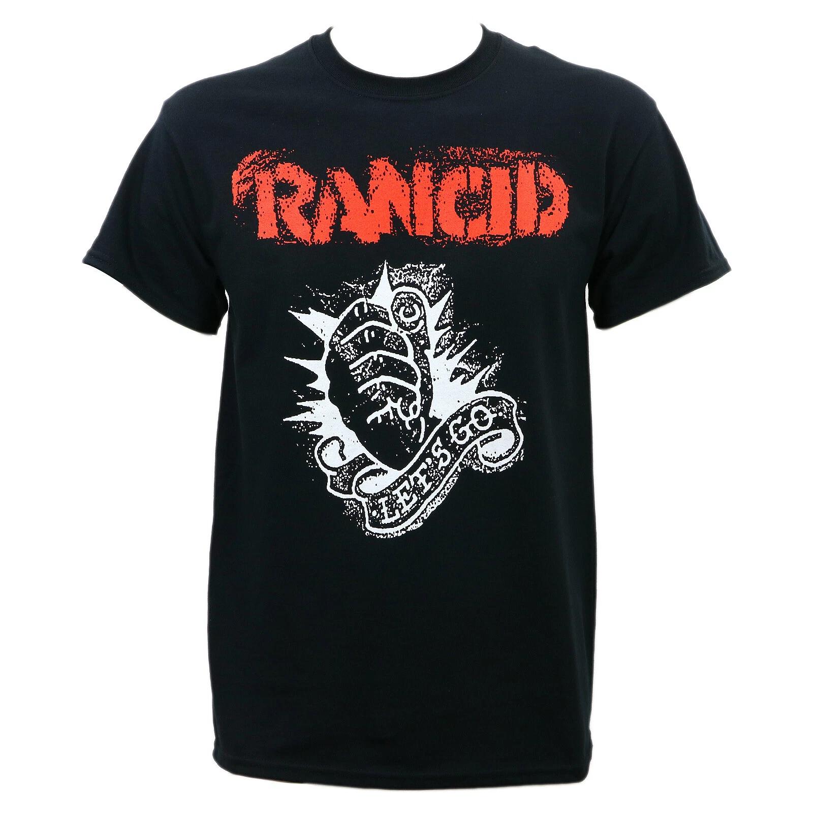Authentic RANCID Band Let s Go Album Cover Art T-Shirt S M L XL 2XL 3XL NEW 4XL