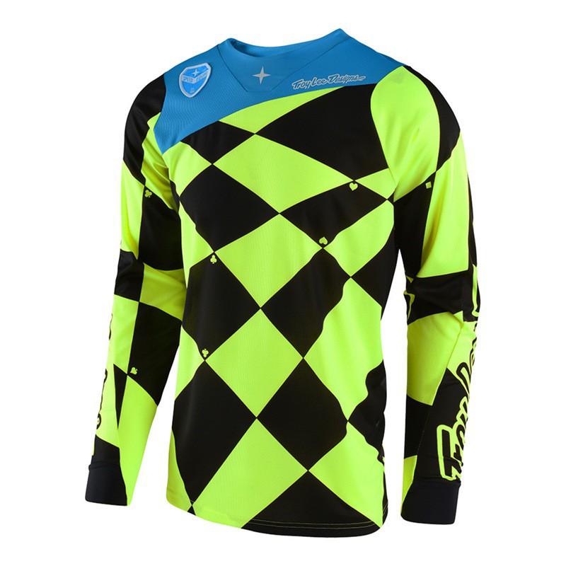 Abbigliamento Downhill TroyLee Designs Maglia da Ciclismo a Manica Lunga T-shirt da Uomo Moto da Cross per Esterni