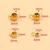 4 Size, 2 Color Stainless Steel Spacer Beads with Positioning Pendants for Jewelry Making