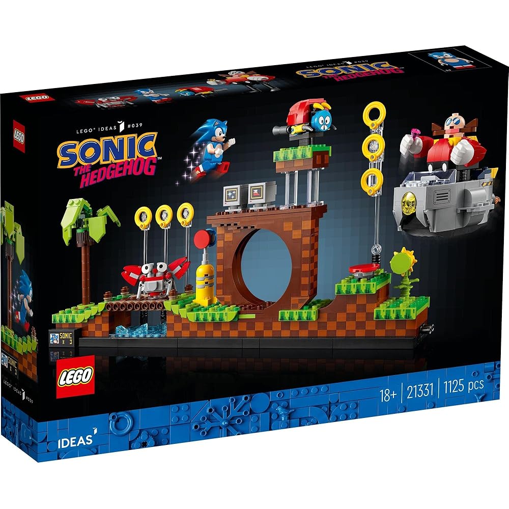 LEGO Ideas Sonic the Hedgehog Green Hill Zone 21331 Building Toy Set for Kids and Adults