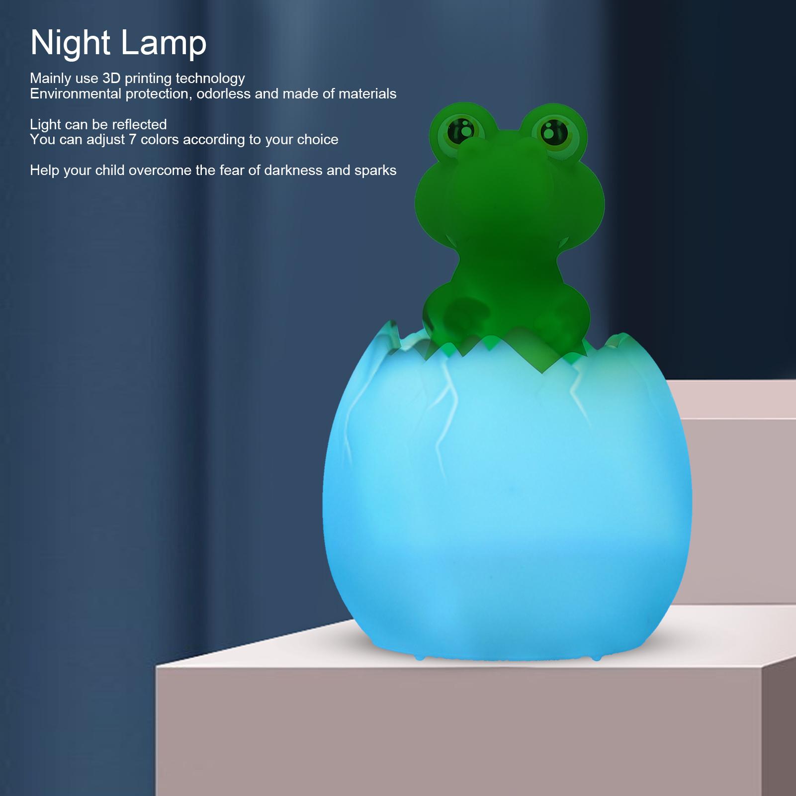 

3D Print Night Light USB Charging with Hundred Music Animal Shape Remote Control Lamp Gift