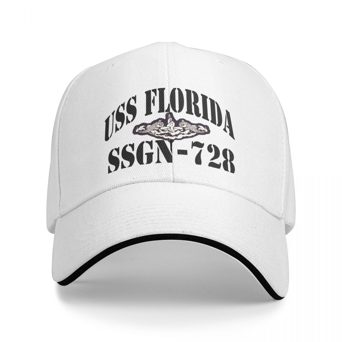 

Военный корабль США «Флорида» (ПЛАРК-728) МАГАЗИН КОРАБЛЯ Кепка Бейсболка пляжные кепки женские унисекс