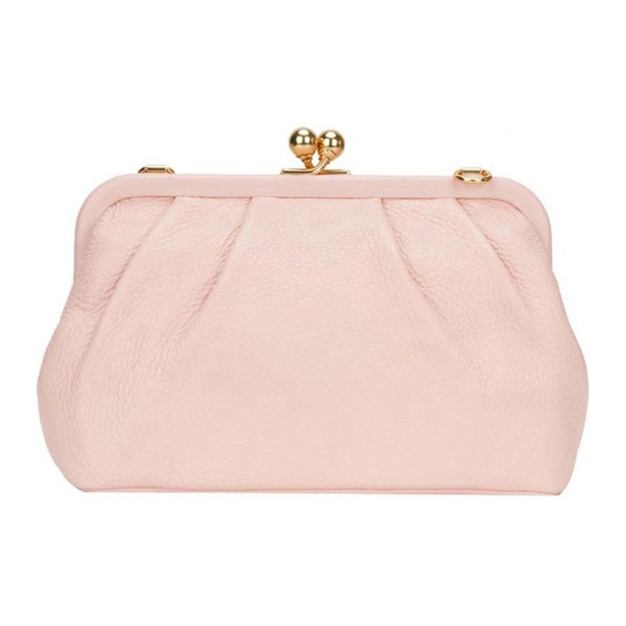 Coach Kisslock 22 Solid Color Leather Chain Bag Cloud Bag Shoulder Crossbody Bag Women bags Cherry-Blossom-Pink C2875-IMPPK