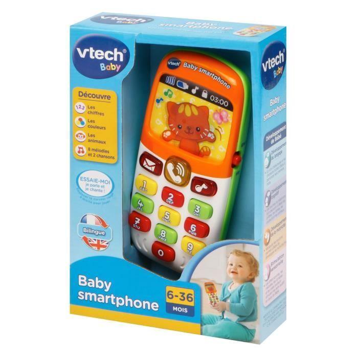 Vtech baby - baby smartphone bilingue multicolore