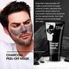 Qraa Men Activated Charcoal Peel Off Mask for Men| Deep Cleansing | Blackheads Removal | Dead Skin Removal | 100gm | Pack of 1