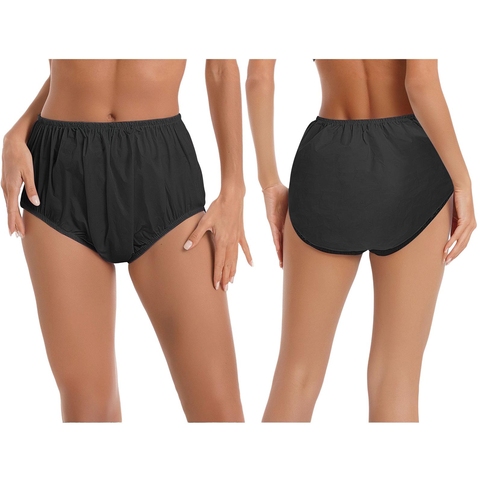 

Подгузники для взрослых Пожилые Послеоперационные Пациенты Подгузник Водонепроницаемый Прочный Непротекаемый Моющийся Эластичный Пластиковый Трусы-Брифы XL чёрный