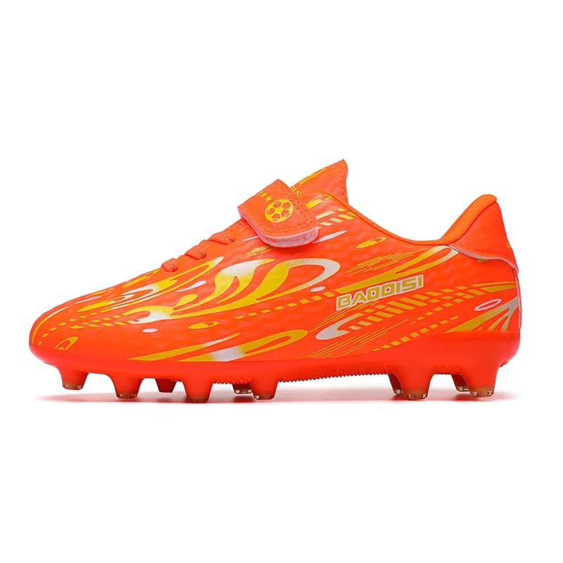 Kids Soccer Shoes for Professional Indoor Men Football Field Boots Original Football Shoes TF/AG Society Cleats' Grass Training Rapid