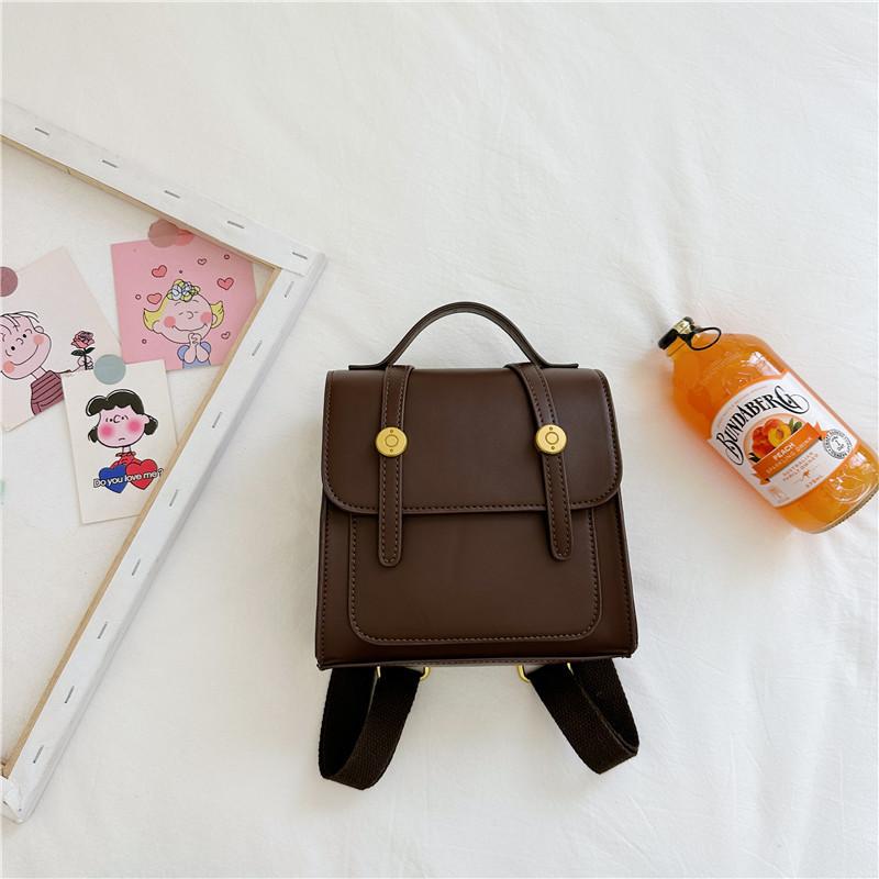 British Style Children's Backpack Simple High-end Handbag Children's School Bag Travel Small Backpack