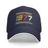 Custom Classic 1977 Original Years Birthday Baseball Cap Unisex Women Breathable Dad Hat Streetwear