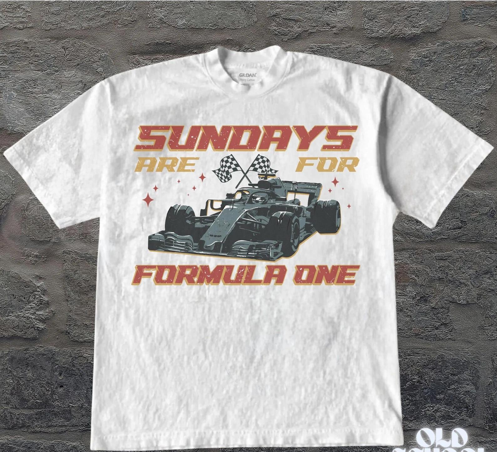 Retro Formula One sportswear, Formula One sportswear, F1 racing T-shirt XXXL