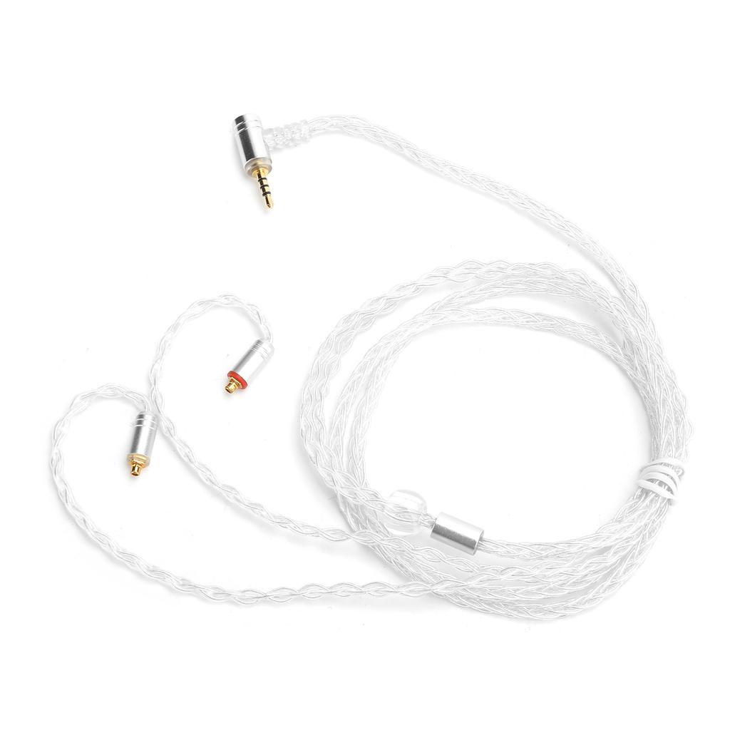 25 Core Silver Plated Cable OFC Upgrade Audio Cable for MMCX Connector for Shure SE215Transparency 2.5 Balanced Head