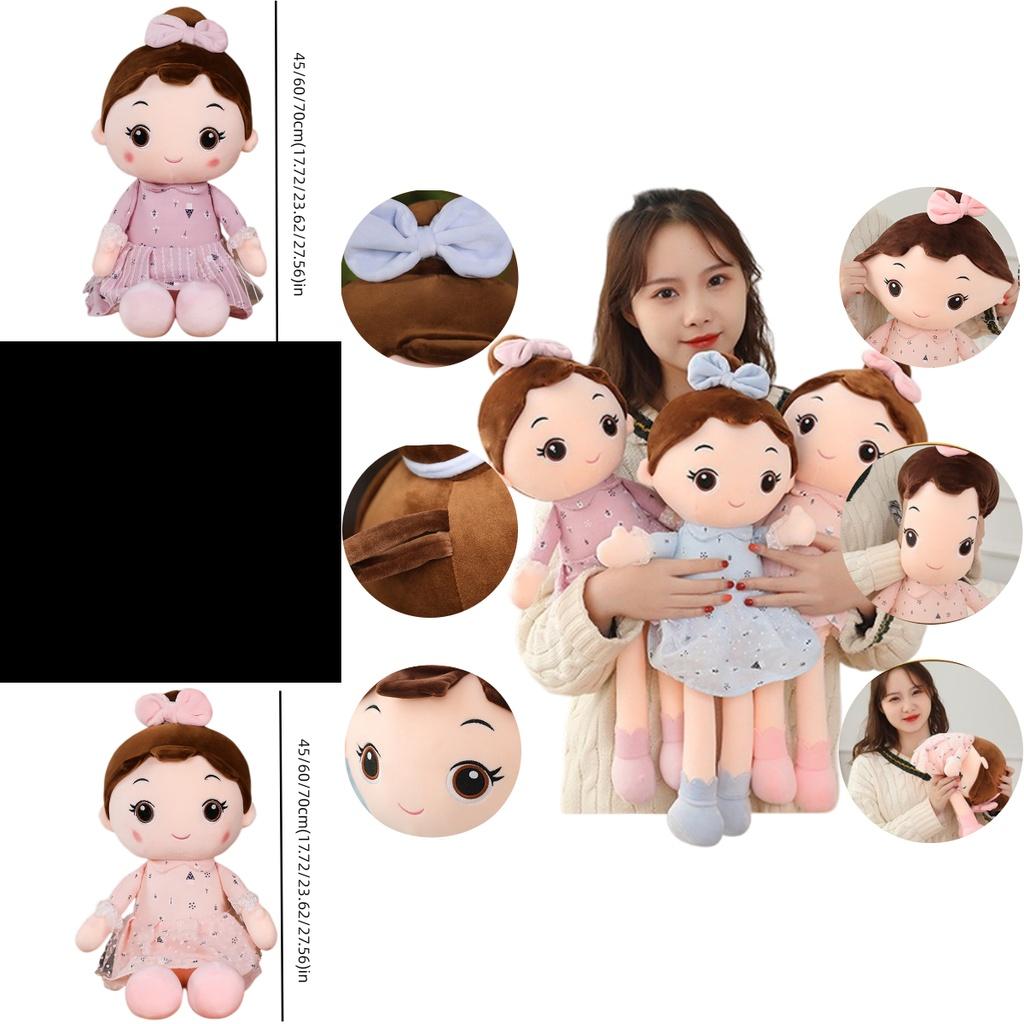 Plush Girl Doll With Cotton Filling For Kids Play And Collection