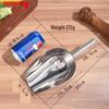 Multi-Purpose Stainless Steel Scoop for Ice, Tea, Flour, Sugar, Grains, and More