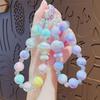 Creative Little Girl Doll Beaded Mobile Phone Chain Keychain Pendant Cute Schoolbag Keychain Pendant Gift