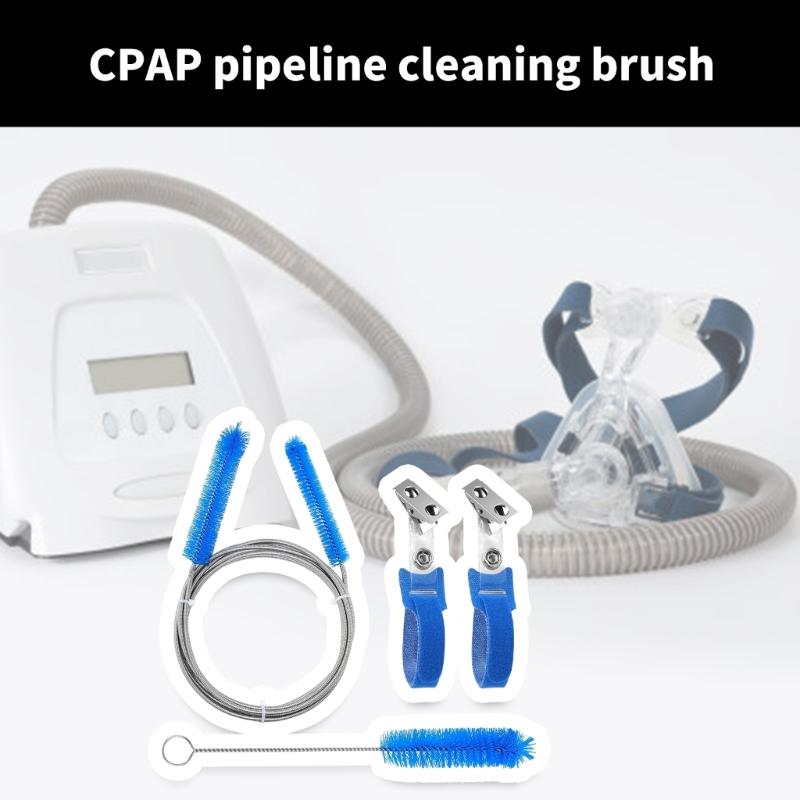 4PCS Ventilator Equipment Cleaning Kits with Long and Short Brushes for Enhancing Hygienes of Machine Tube Maintenance