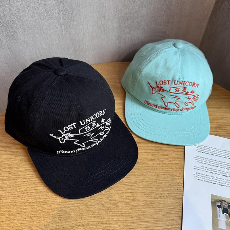 Baseball Cap With Embroidery For Adults And Kids Summer Sun Protection Breathable Cotton Material