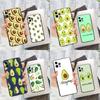FUNNY AVOCADO Smile JOKE Phone Case For iPhone 16 15 14 13 12 11 Pro Max 12 13 Mini 7 8 16 Plus X XR XS Max Cover