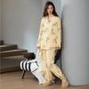 Set Pigiama da Donna Pigiama Caldo Maniche Lunghe Pantaloni Lunghi Autunno e Inverno Pigiama Casual Pigiama Morbido Pigiama Comodo Ragazze Comode