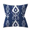 Navy Blue Mandala Nordic Geometric Pillowcase 45x45 Cushion Cover Decorative Pillow Sofa Cushion Home Decor Polyester
