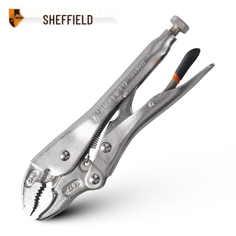 SHEFFIELD S048005 10-inch Straight Jaw Locking Pliers