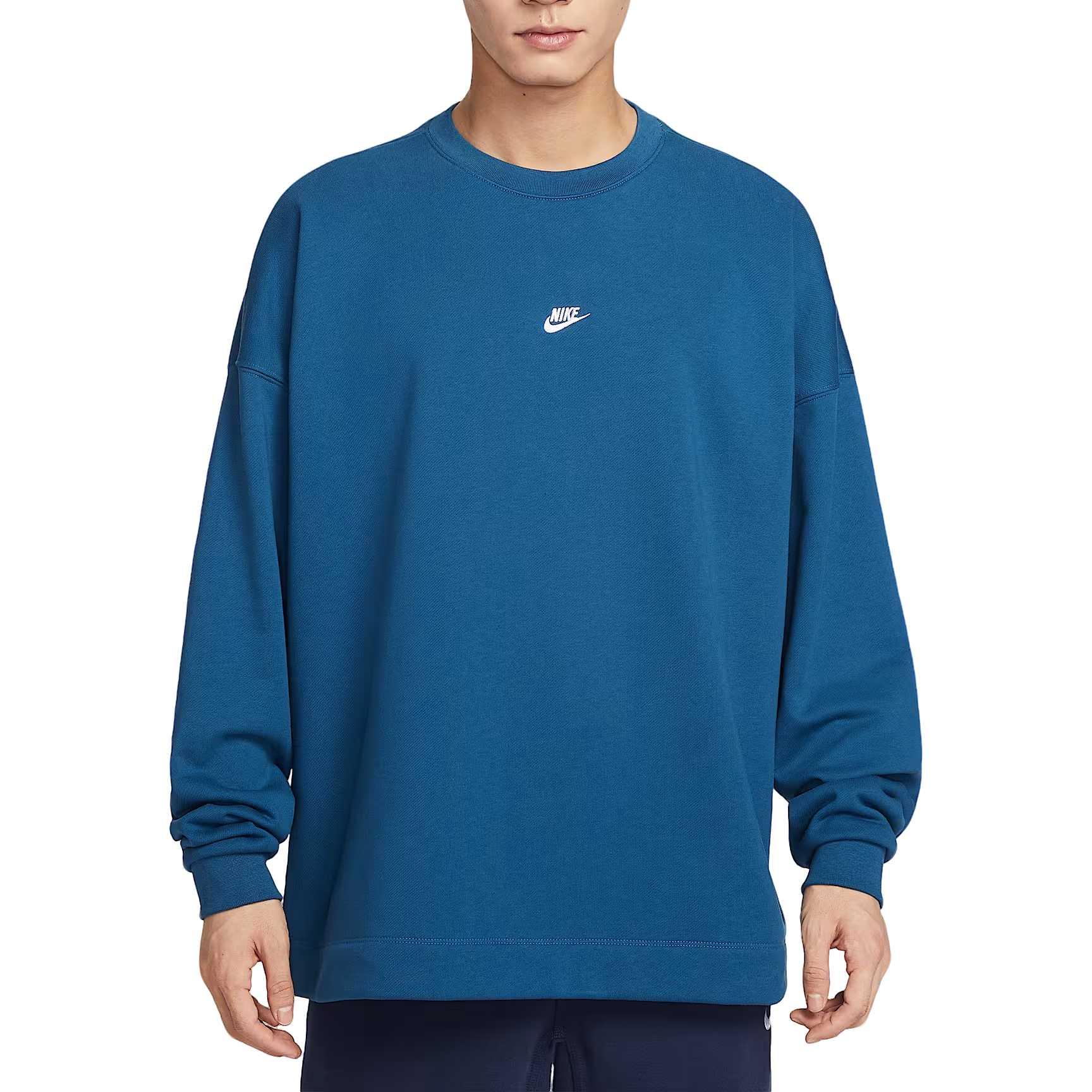 Nike Спортивная одежда Клуб Однотонный Пуловер С Длинным Рукавом Толстовка Мужские топы IF0748-476 2XL