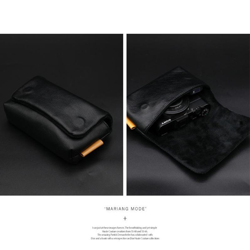 Pu Leather Camera Bag Soft Case Cover For Fujifilm X100V X100F X100T X100S Xf10 X30 X10S X70 Leica Duxl X X2 Canon G7Xiii G5Xii