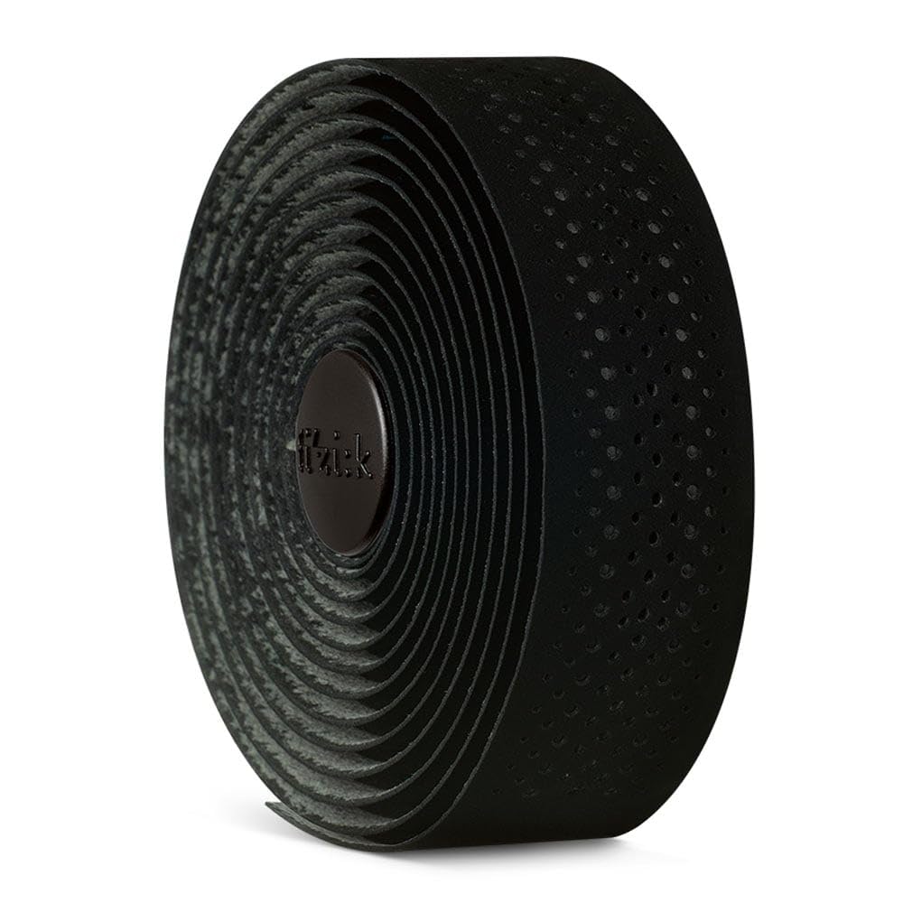 Fizik Tempo Microtex BondCush Soft Handlebar Black (3mm thick) Tape, чёрный